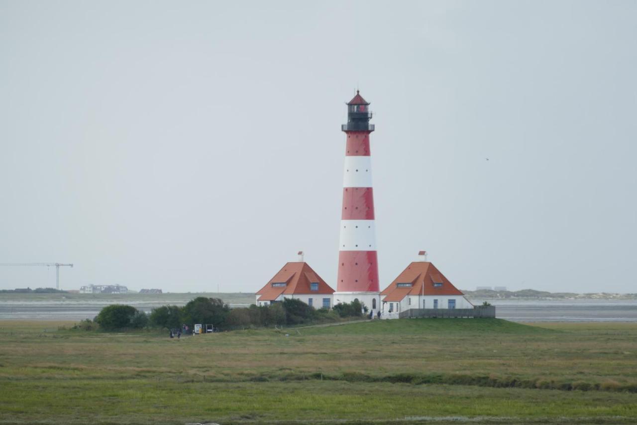 Ferien Wohnung -Leuchtturm Oldenswort Exterior photo